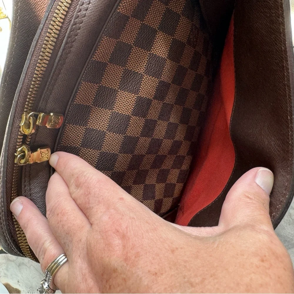 Louis Vuitton Damier Ebene Triana Handbag - Picture 8 of 15